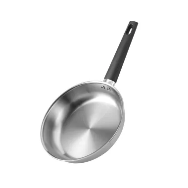 Chảo Inox Liền Khối Chống Xước Gỉ - Dùng Cho Mọi Bếp - 18/20/24/26cm - Giá Chỉ 99.000Đ 6
