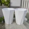 Chậu Kim Cương Cỡ To 40x30cm - Combo 5 Chậu Nhựa Trồng Cây Giá Rẻ Tặng Sỏi &amp; Đĩa Lót 1