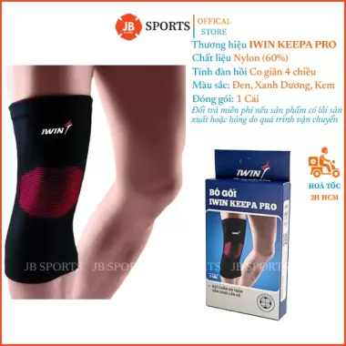 [Chính hãng] Bó gối thể thao Iwin Keepa X loại xỏ có dây trợ lực bảo vệ đầu gối chống bong gân hỗ trợ tập luyện 8