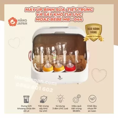 (CHÍNH HÃNG) Khay Úp Bình Sữa Tiệt Trùng MONO Bảo Quản Bằng Tia UVC Loại Bỏ Vi Khuẩn 99% Không BPA An Toàn Tiện Dụng 6