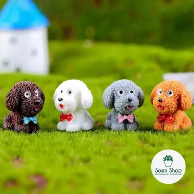 Chó Poodle Trang Trí Tiểu Cảnh Giá Rẻ - Mua Ngay 5400K FREE SHIP 1 Chó Poodle Trang Trí Tiểu Cảnh Giá Rẻ - Mua Ngay 5400K FREE SHIP 1