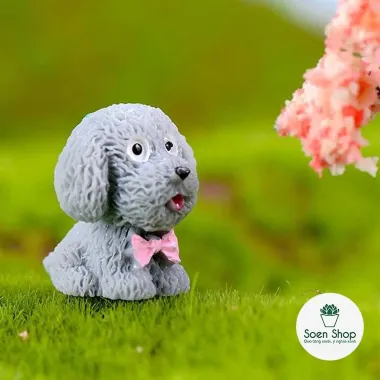 Chó Poodle Trang Trí Tiểu Cảnh Giá Rẻ - Mua Ngay 5400K FREE SHIP 3 Chó Poodle Trang Trí Tiểu Cảnh Giá Rẻ - Mua Ngay 5400K FREE SHIP 3