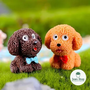 Chó Poodle Trang Trí Tiểu Cảnh Giá Rẻ - Mua Ngay 5400K FREE SHIP