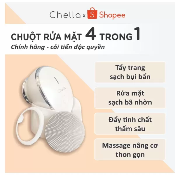 Cảm nhận thực tế khi dùng máy rửa mặt Chella 4 trong 1 trong vòng một tháng