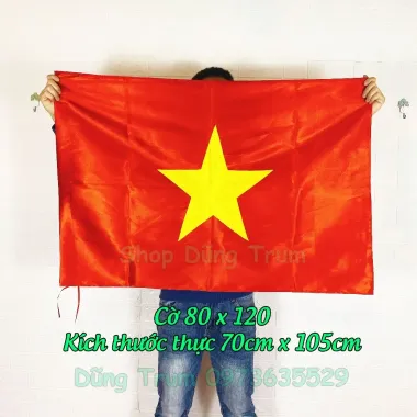 Cờ Tổ Quốc Việt Nam 2x3m Vải Satanh Loại Đẹp - Giá Chỉ 210k Giảm Từ 270k 5