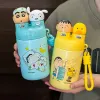 Cốc giữ nhiệt dễ thương hoạt hình Crayon Shin-chan cốc đựng nước có giá trị cao Instagram mang theo nhỏ gọn nhẹ dung tích lớn bình nước 1