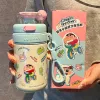 Cốc giữ nhiệt dễ thương hoạt hình Crayon Shin-chan cốc đựng nước có giá trị cao Instagram mang theo nhỏ gọn nhẹ dung tích lớn bình nước