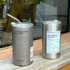 Cốc Giữ Nhiệt Inox304 Americano Giá Rẻ Chỉ 52222đ - Kèm Ống Hút
