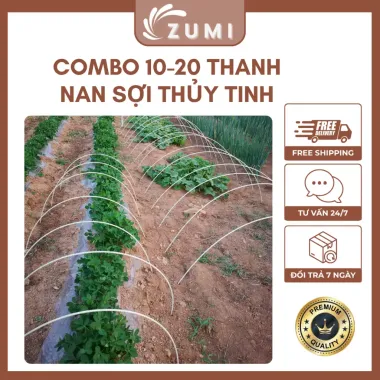 Combo 10 que nan thuỷ tinh làm giàn diều vòm trồng cây, rau - Độ bền cao, giá chỉ 79.960đ 1