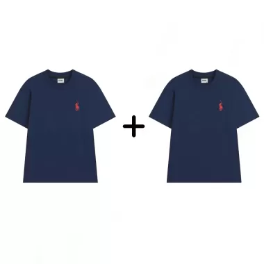 COMBO 2 Áo Thun Nam Cổ Tròn PN STORE Chất Vải Cotton Thoáng Mát Họa Tiết Thêu Logo Nổi Sắc Nét AT03 3