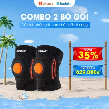 COMBO 3 Bó Gối HADAKI Chính Hãng – Trợ Lực Khớp Gối, Ngừa Chấn Thương, Co Giãn 4 Chiều 8 COMBO 3 Bó Gối HADAKI Chính Hãng – Trợ Lực Khớp Gối, Ngừa Chấn Thương, Co Giãn 4 Chiều 8