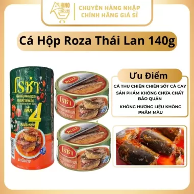 [Combo 4 Hộp] Cá thu chiên sốt ớt chua cay Roza 150gram - nhập khẩu Thái Lan - hương vị đặc biệt thơm ngon 8