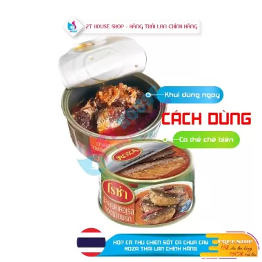 [Combo 4 Hộp] Cá thu chiên sốt ớt chua cay Roza 150gram - nhập khẩu Thái Lan - hương vị đặc biệt thơm ngon 9
