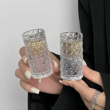 Combo Rượu Sang Trọng - Ly Thủy Tinh Pha Lê 20ml Kim Cương Nhỏ Gọn Giá 58.000Đ