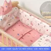 Cũi cho bé, nôi sơ sinh đa năng ghép cạnh giường bố mẹ, size 103x60cm, dễ dàng mang đi tiện lợi, chất liệu gỗ 4