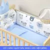 Cũi cho bé, nôi sơ sinh đa năng ghép cạnh giường bố mẹ, size 103x60cm, dễ dàng mang đi tiện lợi, chất liệu gỗ 5