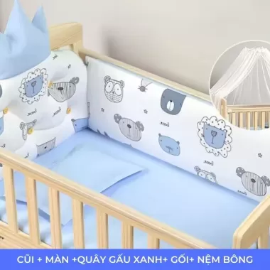 Cũi cho bé, nôi sơ sinh đa năng ghép cạnh giường bố mẹ, size 103x60cm, dễ dàng mang đi tiện lợi, chất liệu gỗ 5 Cũi cho bé, nôi sơ sinh đa năng ghép cạnh giường bố mẹ, size 103x60cm, dễ dàng mang đi tiện lợi, chất liệu gỗ 5