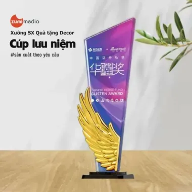 Cúp Học Sinh Mica In Cá Nhân Hóa - Quà Tặng Lưu Niệm - Cúp Vinh Danh Giá Rẻ 40k 3