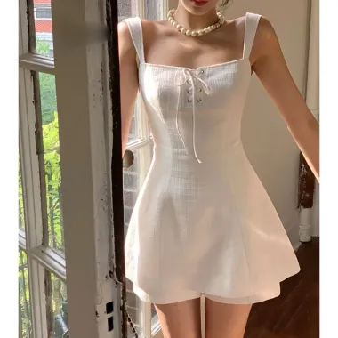 Đầm 2 Dây Cúp Ngực Khóa Kéo Trước + Blazer Ngắn CQ049 - Giảm 102k, Giá 380k UnihomeCLothing