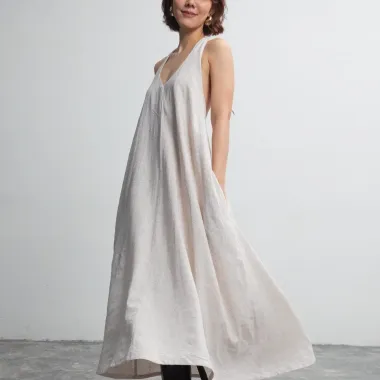 Đầm Dài Xoè Cột Nơ Sau Cổ Hở Lưng RUSTEA Bow-tie Maxi Dress Giá Shock 756500đ 5