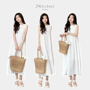 Đầm Nữ Ren Lông Cổ Polo Phồng Bigsize 55-80kg Giá Cực Sốc 189k