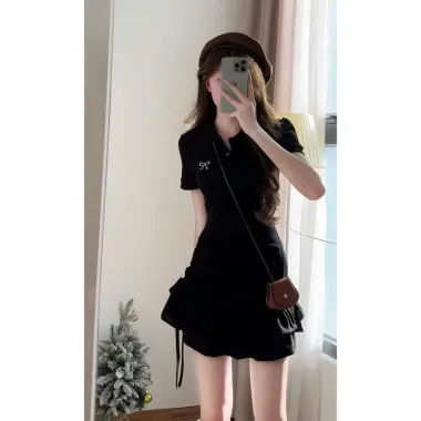 Đầm Polo Nữ Rút Eo Xòe Đuôi Cá Dễ Thương Giá Cực Sốc 88400 VNĐ - XX126.1