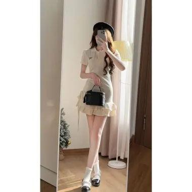 Đầm Polo Nữ Rút Eo Xòe Đuôi Cá Dễ Thương Giá Cực Sốc 88400 VNĐ - XX126.1 5 Đầm Polo Nữ Rút Eo Xòe Đuôi Cá Dễ Thương Giá Cực Sốc 88400 VNĐ - XX126.1 5