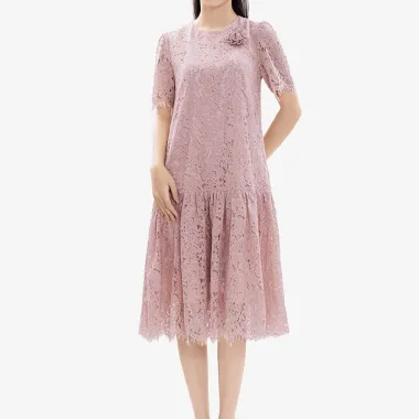 Đầm Satin Xương Cá Mùa Hè Hoa Treo Ren Khâu Hông Giảm Giá Chỉ 434.418Đ 5