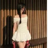 Đầm Váy Nữ Trễ Vai Xòe Thiết Kế Chân Váy Bí Ngô - Giảm 15% Còn 79k - Có Lót Quần 3