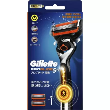 Dao cạo râu Nhật Bản cao cấp 5 lưỡi Gillette Fusion Proglide (Cán Dao + Lưỡi Dao + Đầu bảo vệ) nội địa Nhật Bản 4