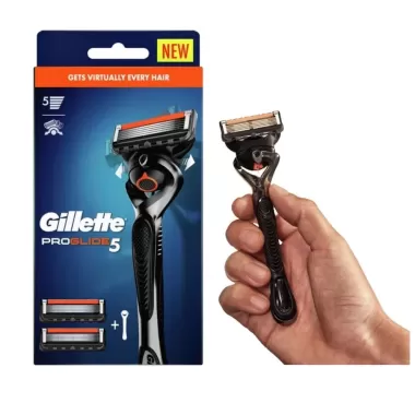 Dao cạo râu Nhật Bản cao cấp 5 lưỡi Gillette Fusion Proglide (Cán Dao + Lưỡi Dao + Đầu bảo vệ) nội địa Nhật Bản 7