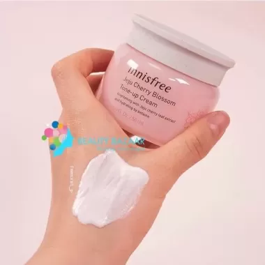 (Date 24/08/2026) Kem Dưỡng Trắng Da Nâng Tone Tức Thì Innisfree Jeju Cherry Blossom Tone Up Cream