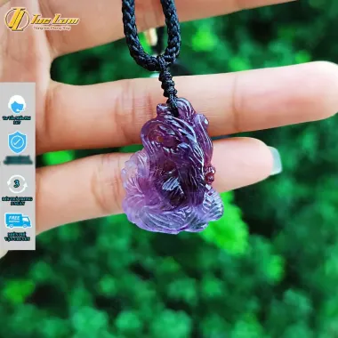Dây Chuyền Hồ Ly Phong Thủy Thái Lan Thiên Tâm Giá Rẻ - Bảo Châu Đá quý