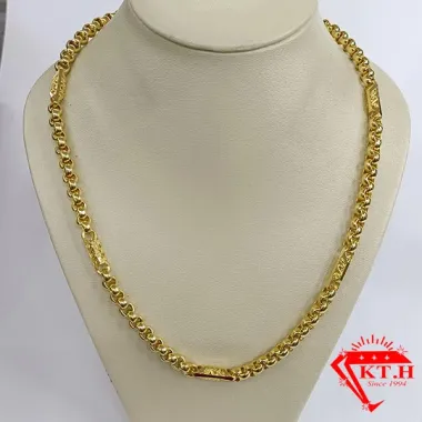 Dây Chuyền Nam 5 Lượng Mạ Vàng Khoá Hộp May Mắn, Tài Lộc - Giá Chỉ 686k