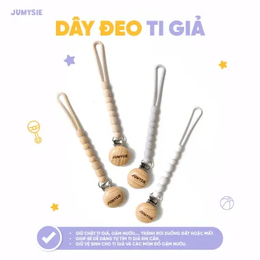 Dây đeo chống thất lạc cho bé - Phụ kiện ti giả, gặm nướu giá rẻ chỉ 40k 1