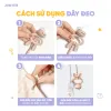Dây đeo chống thất lạc cho bé - Phụ kiện ti giả, gặm nướu giá rẻ chỉ 40k 3