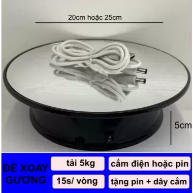 ĐẾ TRƯNG BÀY BÀN XOAY ĐIỆN NK SIZE 14CM ,20CM, 25CM ĐỂ CHỤP ẢNH ,BÀN XOAY TRỰC TIẾP-LIVE... 1 ĐẾ TRƯNG BÀY BÀN XOAY ĐIỆN NK SIZE 14CM ,20CM, 25CM ĐỂ CHỤP ẢNH ,BÀN XOAY TRỰC TIẾP-LIVE... 1