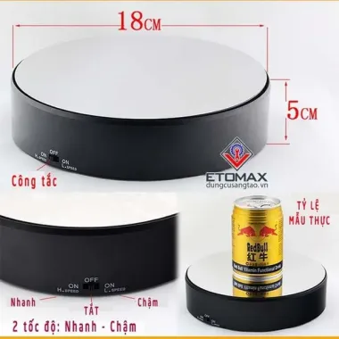 Đế Xoá Sáng trưng sản phẩm 780.000Đ - Xoay tự đế 360 độ có Đèn Trang trí. 3