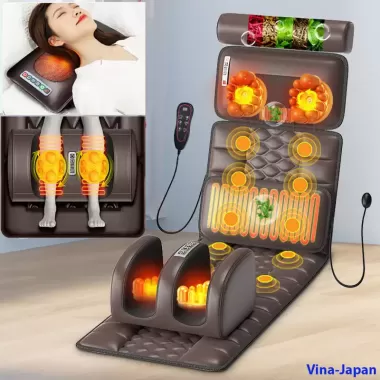 Đệm massage toàn thân, nệm mat xa tại nhà, ghế massage phục hồi giảm đau nhức hỗ trợ tuần hoàn máu 7