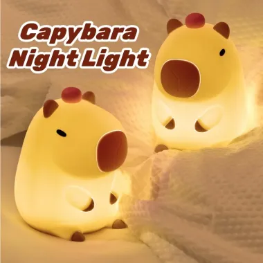 Đèn Bàn Hình Capybara Đa Chức Năng - Đèn Ngủ Dễ Thương Sạc USB Giá Rẻ 97k 6