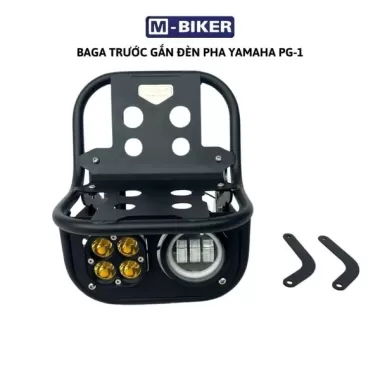 Đèn Led, đèn Pha PG1 kèm khung baga Mbiker 1