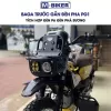 Đèn Led, đèn Pha PG1 kèm khung baga Mbiker 7