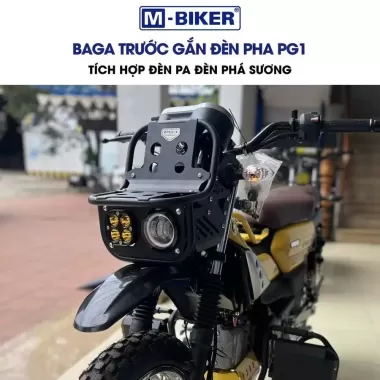 Đèn Led, đèn Pha PG1 kèm khung baga Mbiker 7