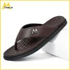 Dép Da Nam Xỏ Ngón Cao Cấp - Quai Da Êm Chân, Đế Cao Su Chống Trơn, Giá Chỉ 125k