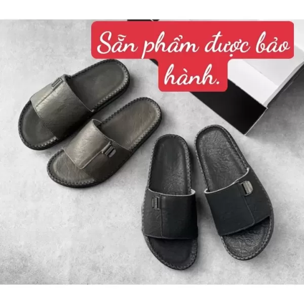Cách chọn dép nam quai da phù hợp cho mùa Tết: chất liệu da và đế cao su