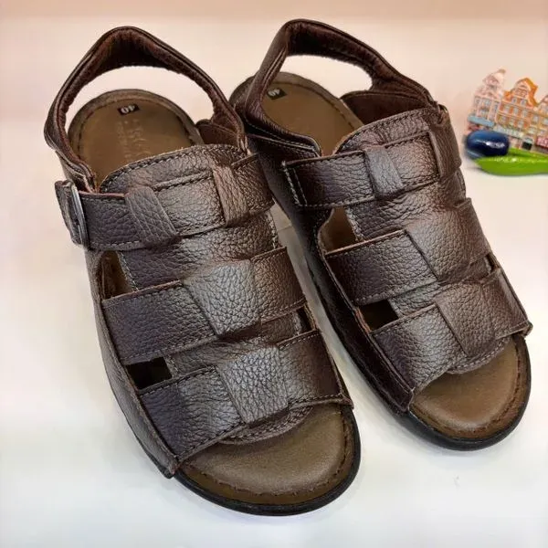 Hình ảnh sản phẩm Dép Nam Quai Ngang Buta Da Thái Mềm Thoáng Khí Giá Rẻ Chỉ 135k