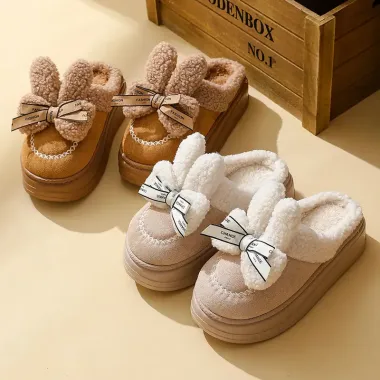Dép Nữ Mùa Đông Ấm Áp Cặp Đôi Lông Mèo Cotton Dễ Thương Giá Chỉ 246896đ 3