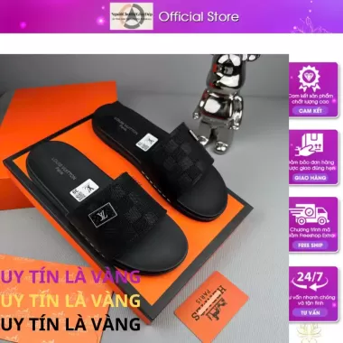 dép quai ngang lv,dép lv khâu viền, dép boy phố,dép hot 2025,DÉP CÔNG XƯỞNG NỘI ĐỊA TRUNG QUỐC