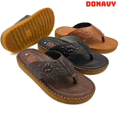 Dép Xỏ Ngón Nam Da Bò Thật 100% Donavy Cao Cấp Giá Rẻ Chỉ 248900đ 6