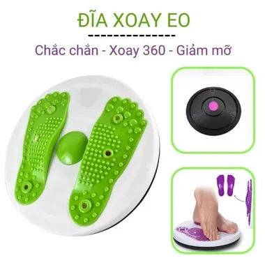 Đĩa Xoay Eo 360 Độ Giảm Cân Tập Bụng Tại Nhà - Giá Chỉ 120k 1